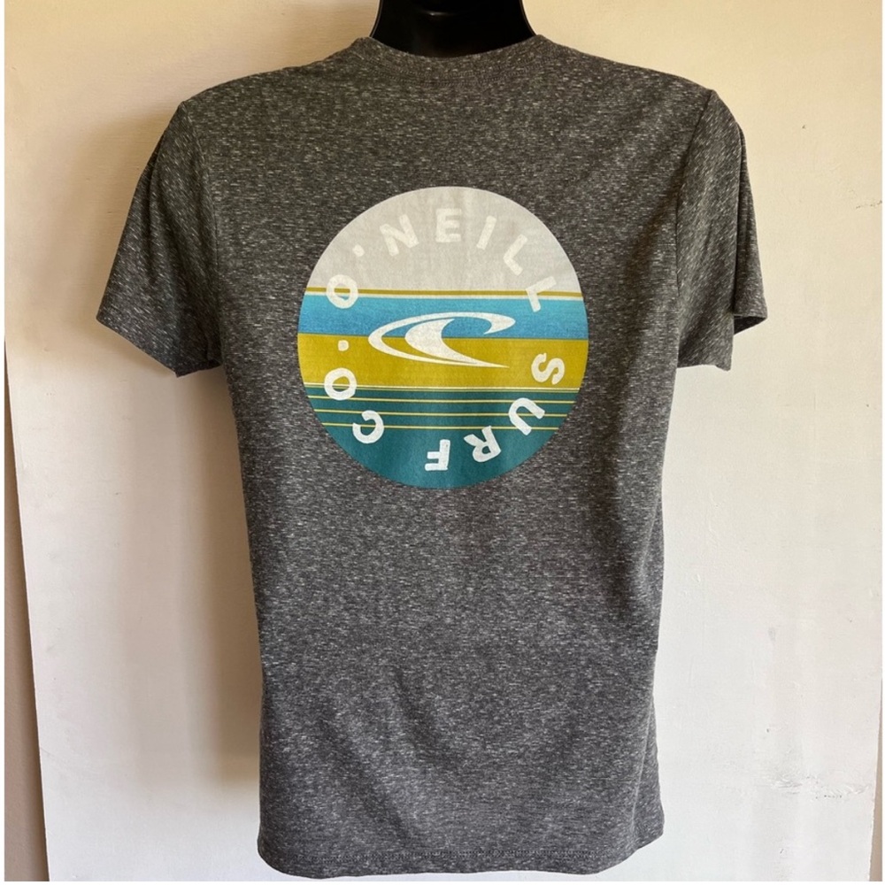 Men's O'Neill Surf Co. Gray Heather Logo T-Shirt